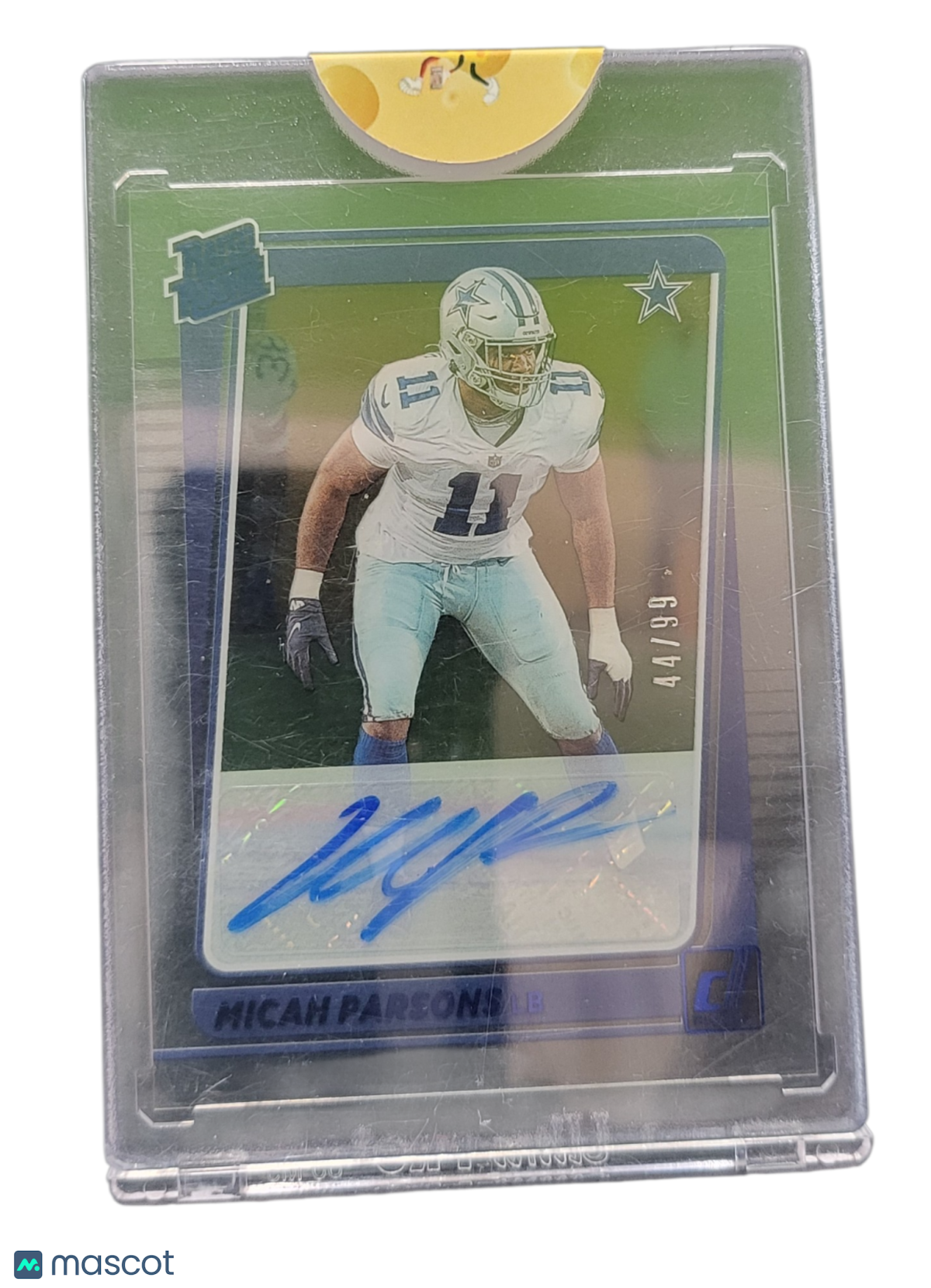 2022 Panini Clearly Donruss Football Micah Parsons #95 Green 44/99