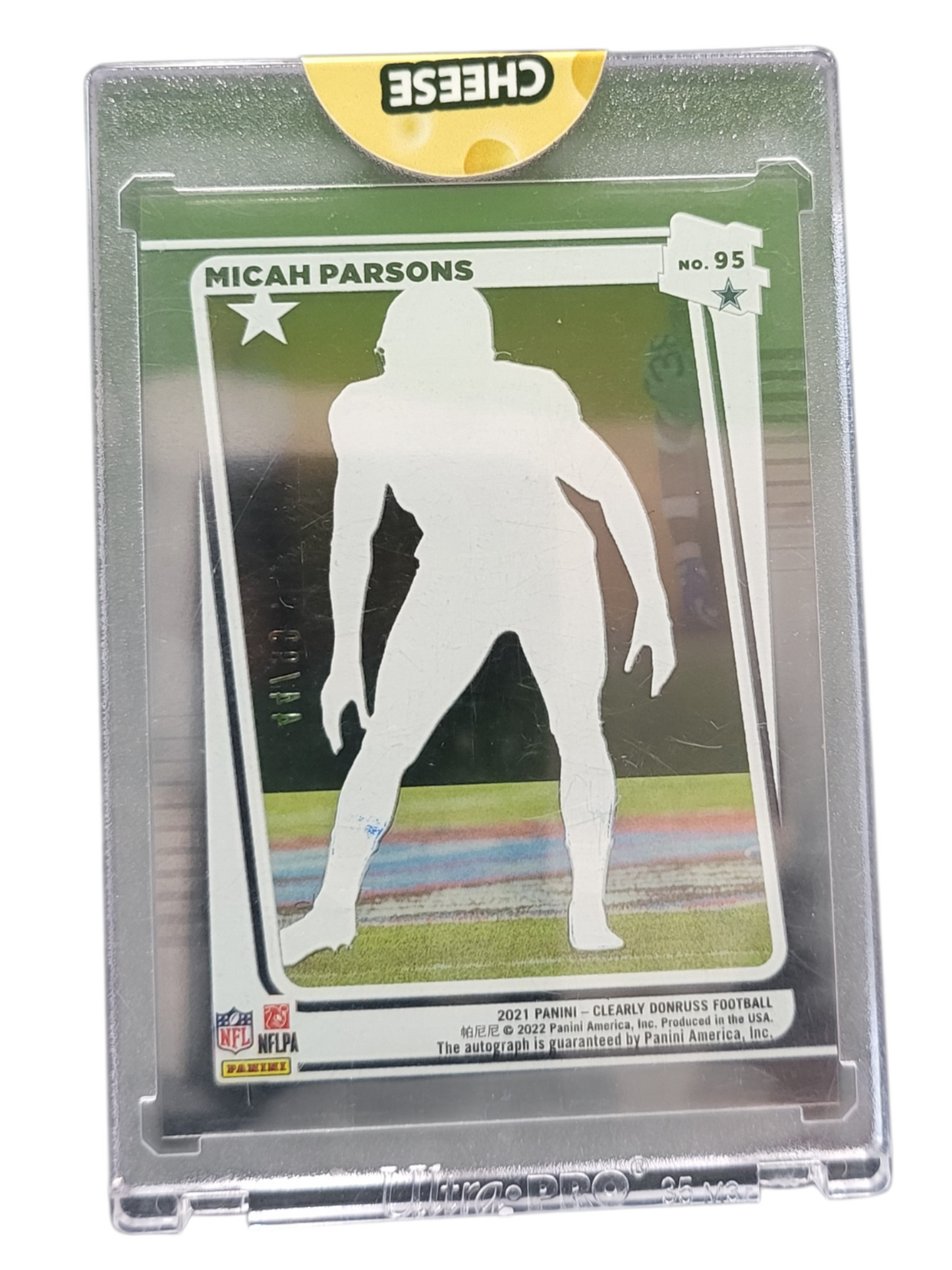 2022 Panini Clearly Donruss Football Micah Parsons #95 Green 44/99