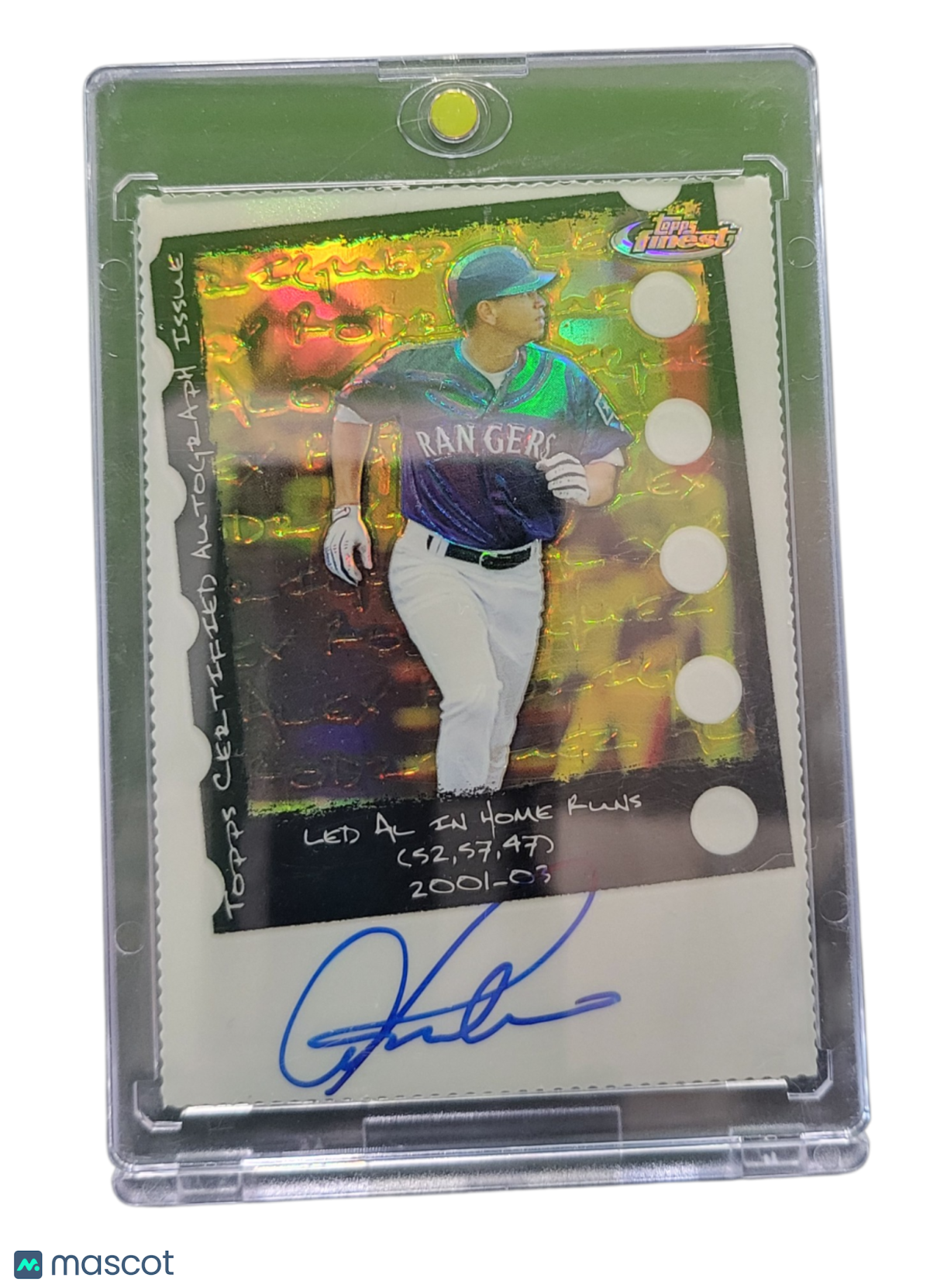 2005 Topps Finest Alex Rodriguez #FAM27 09/13
