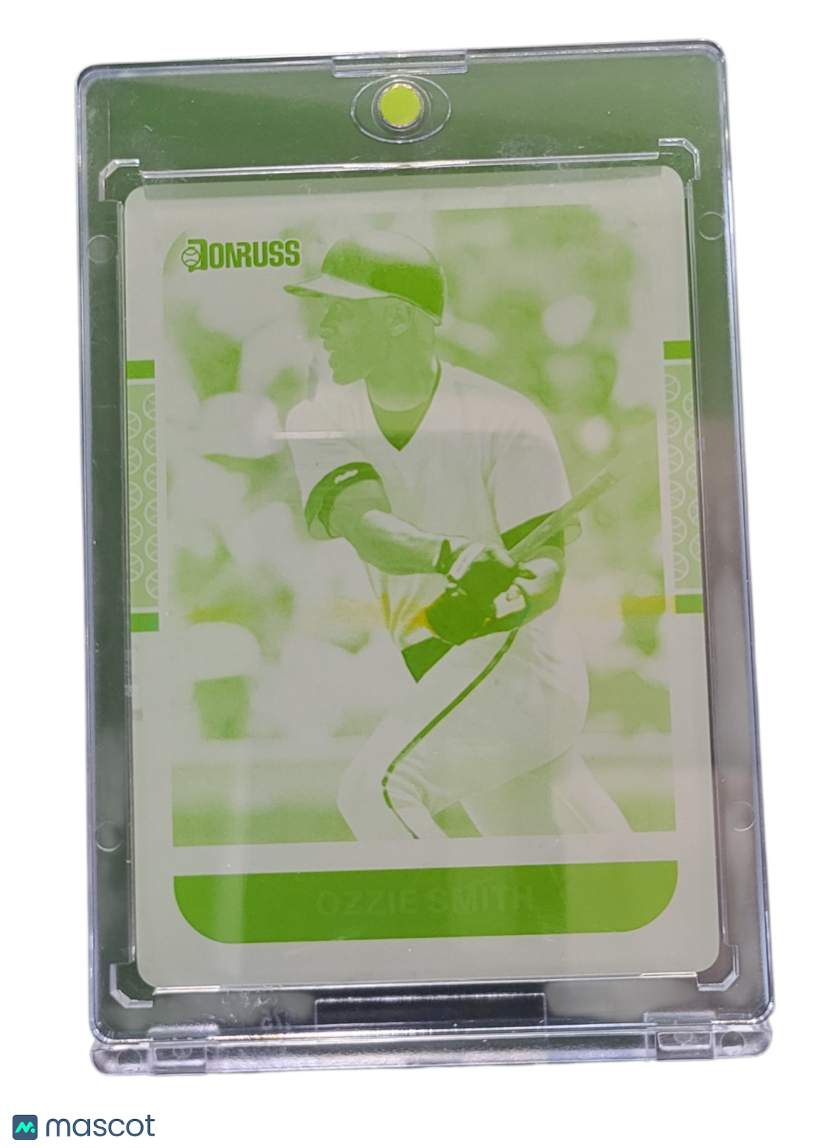 2021 Donruss Ozzie Smith #231 Yellow Printing Plate