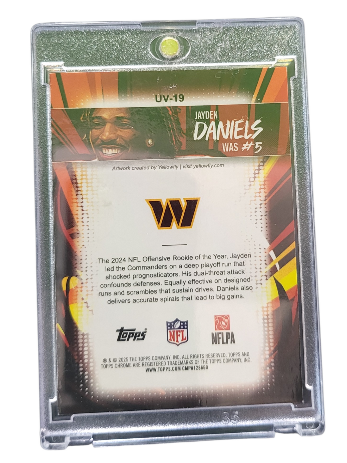 2025 Topps Composite Ultraviolet Jayden Daniels #UV-19