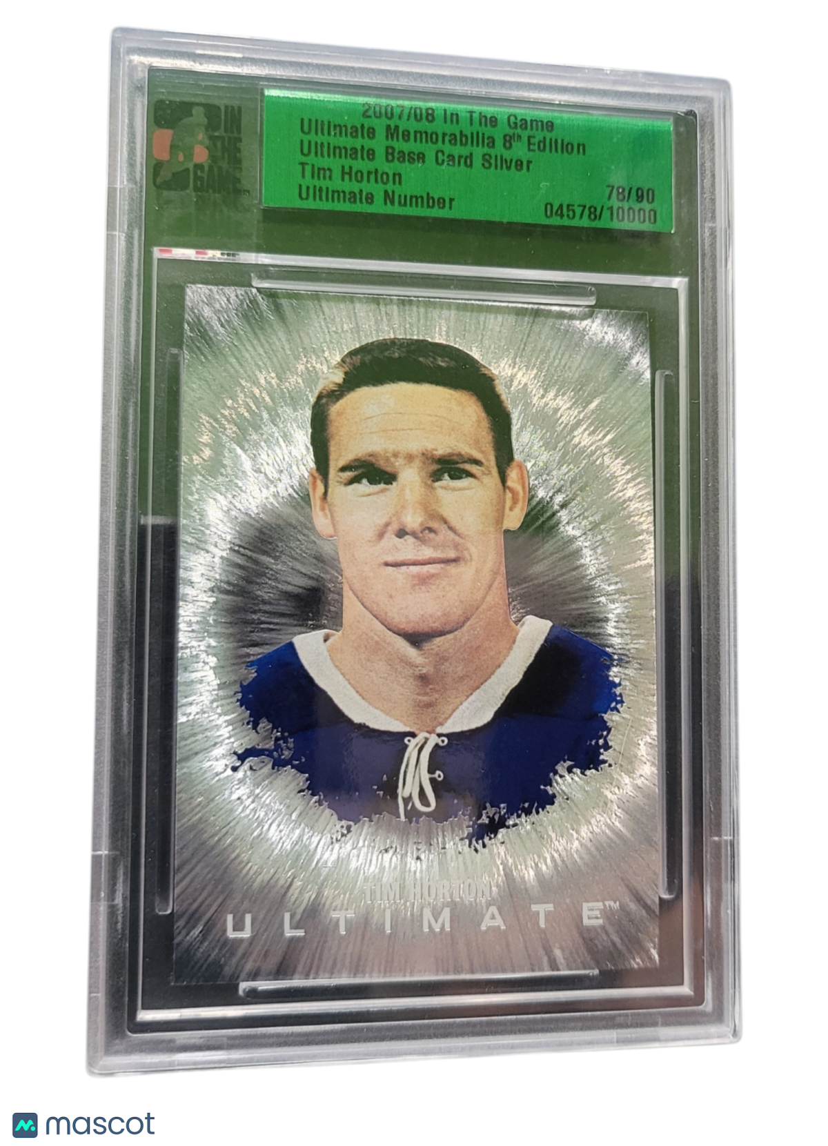 2008 In The Game Ultimate Memorabilia 8th Edition Tim Horton Silver
