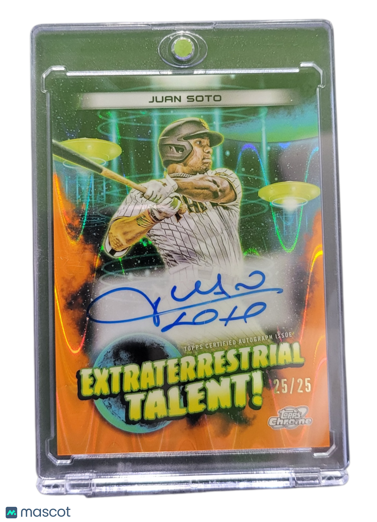 2023 Topps Cosmic Extraterrestrial Auto Variation Juan Soto #ETA-JS Orange  /25