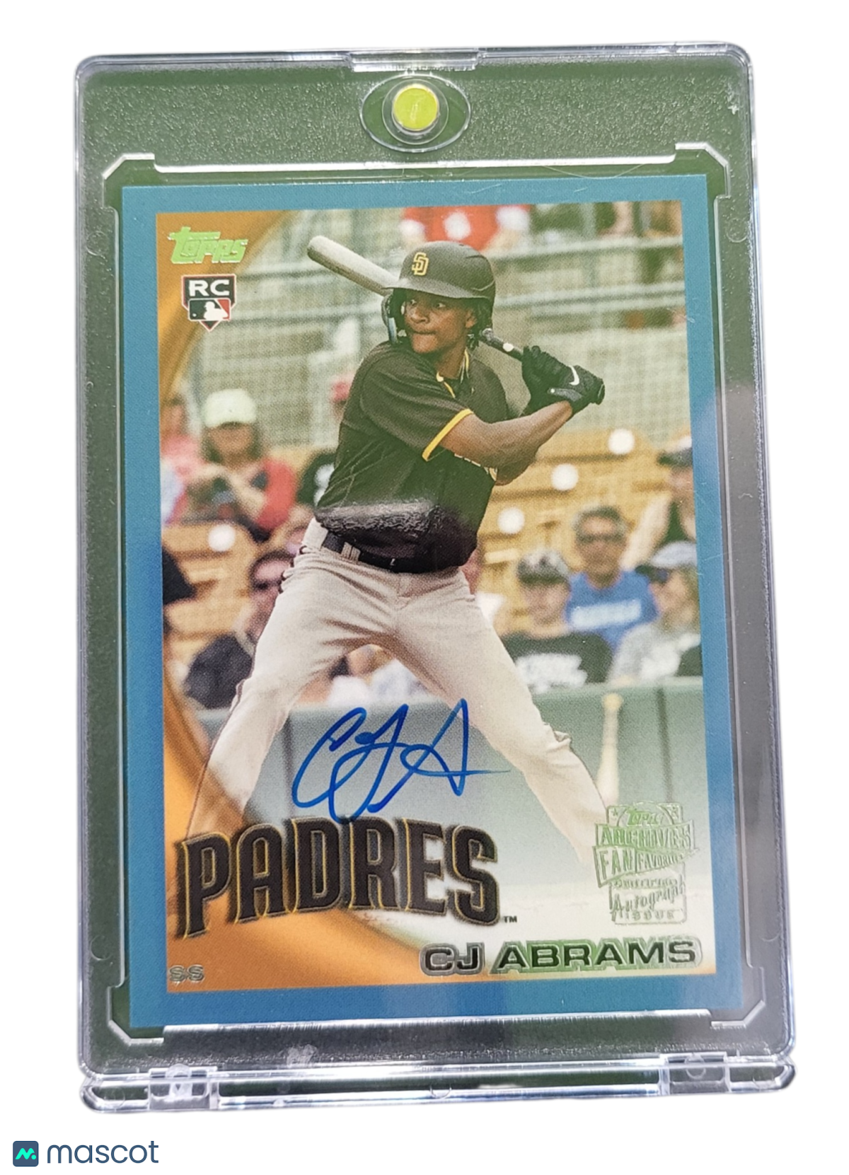 2022 Topps Archives CJ Abrams #10FF-CJA Blue Autograph RC 17/25