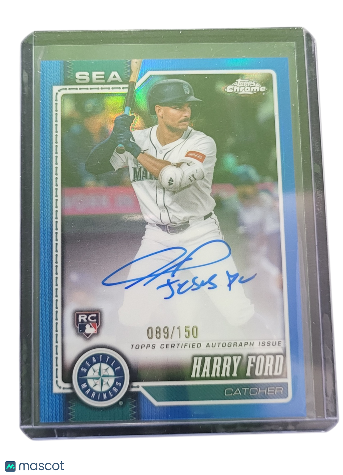 2026 Topps Chrome Harry Ford #RA-HF Blue Refractor 089/150 RC