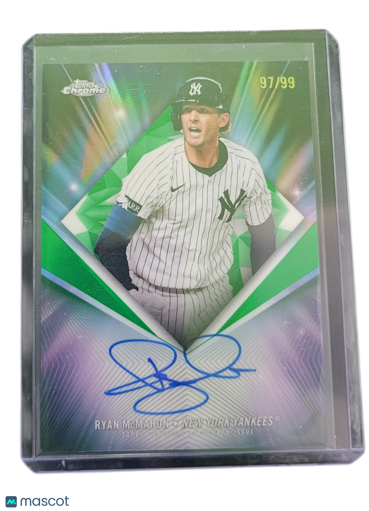 2026 Topps Chrome Ryan McMahon #75D-RM Green Diamond 97/99