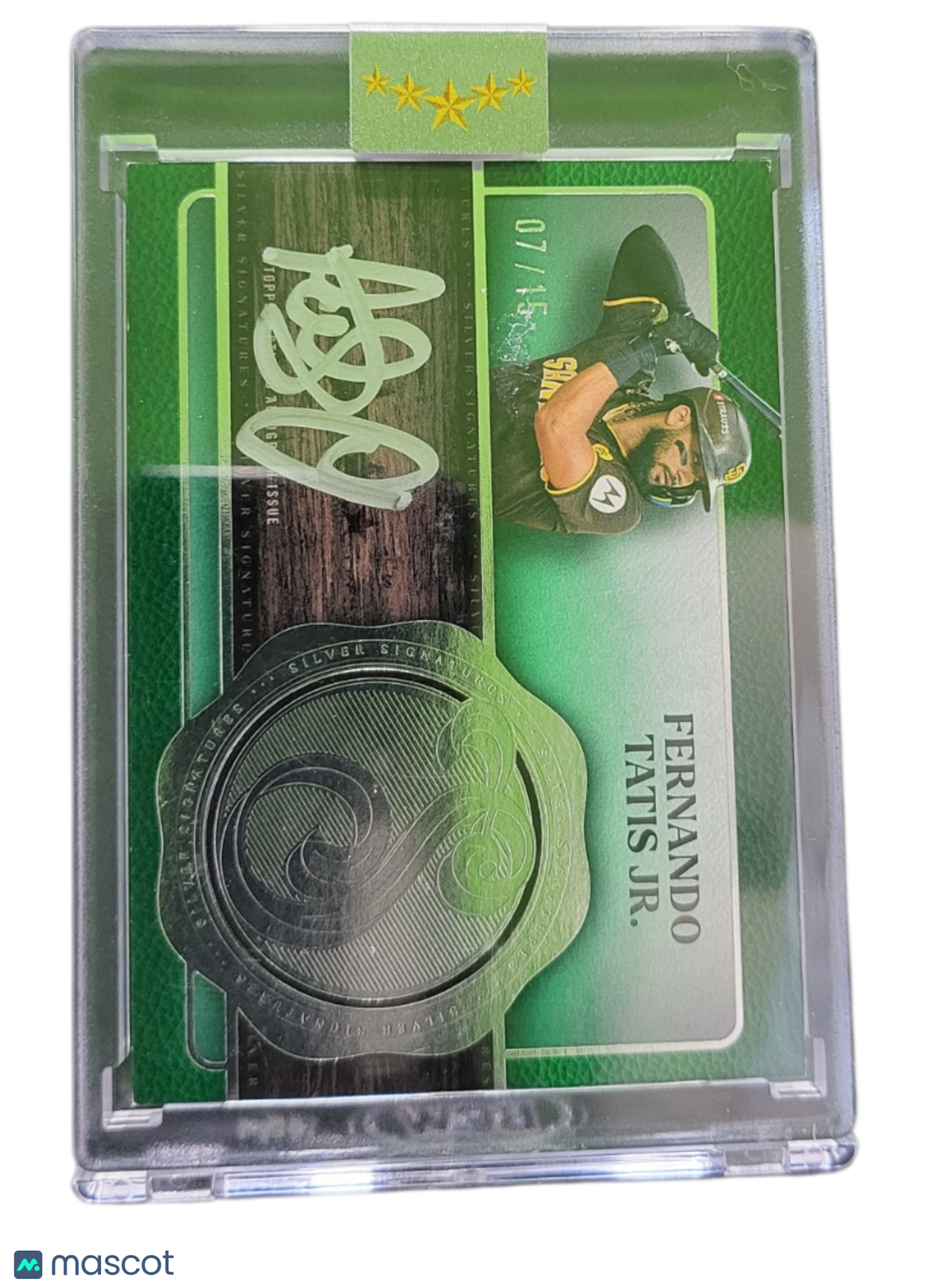 2025 Topps Five Star Silver Signatures Fernando Tatis Jr. #FSS-FT Green 07/15
