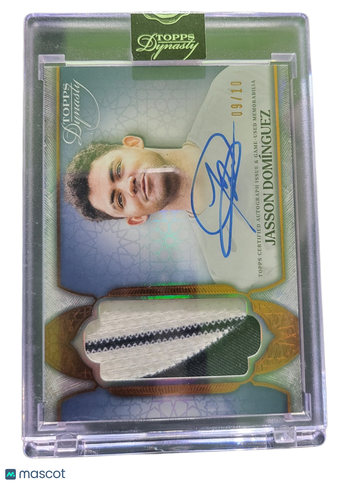 2025 Topps Dynasty Jasson Domínguez #DAP-JD4 09/10 Autograph Patch Memorabilia