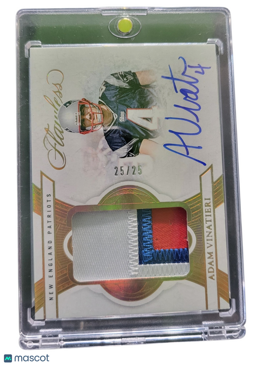 2026 Panini Flawless Adam Vinatieri #PA-AVI Autograph Patch 25/25