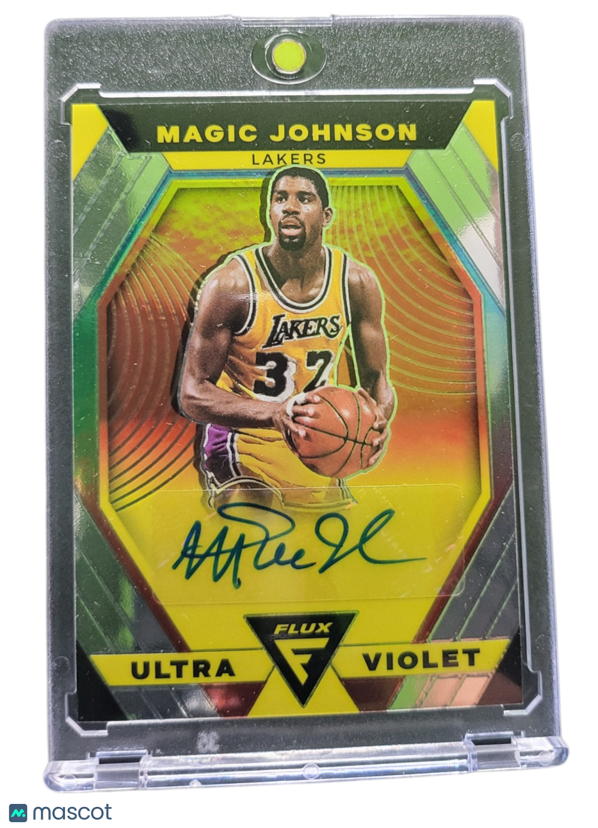 2023 Panini Flux Ultra Violet Signatures Magic Johnson #UVS-MJO