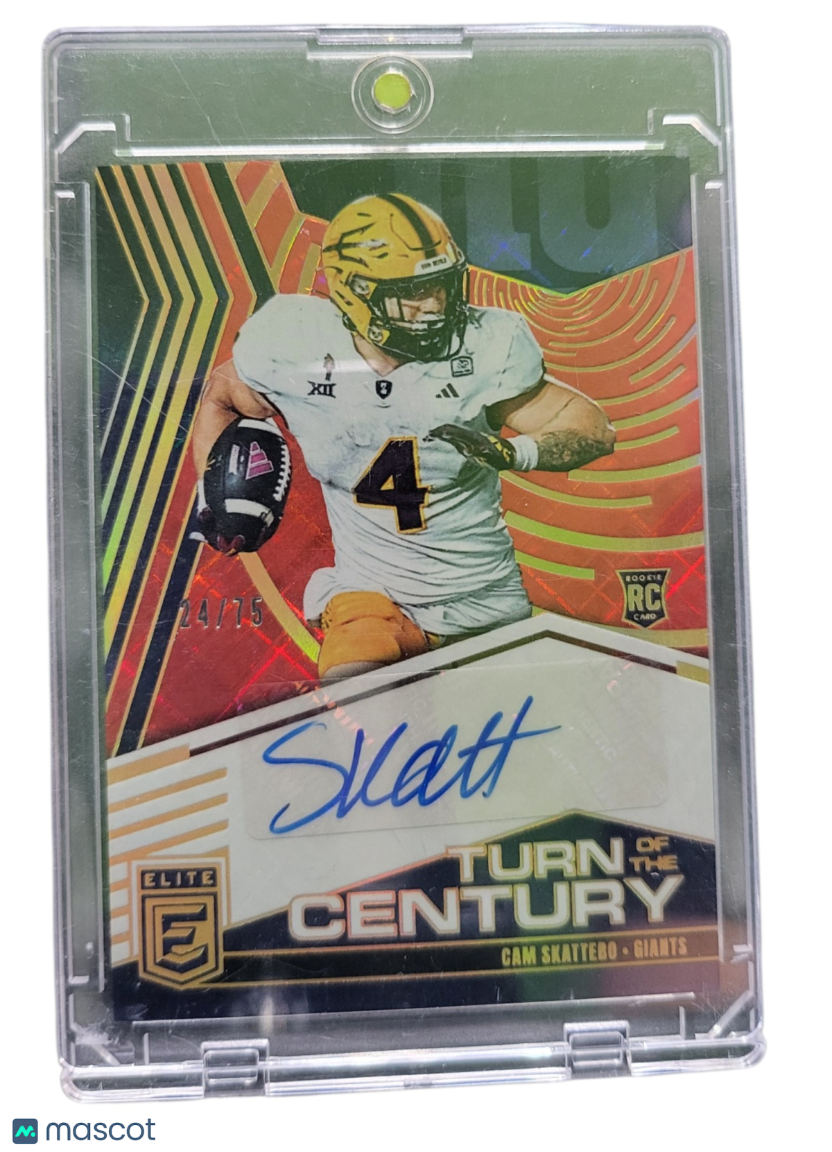 2025 Panini Donruss Elite Turn of the Century Cam Skattebo #TOC-CSK 24/75 RC