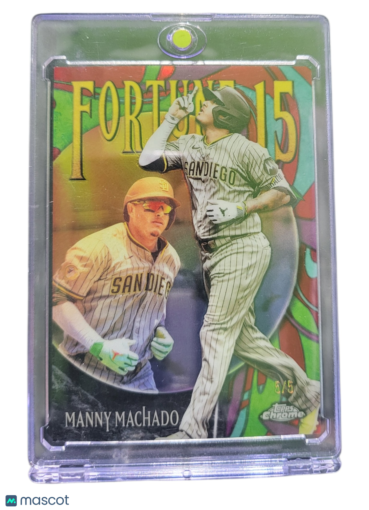 2025 Topps Chrome Fortune 15 Manny Machado #F15-4 5/5