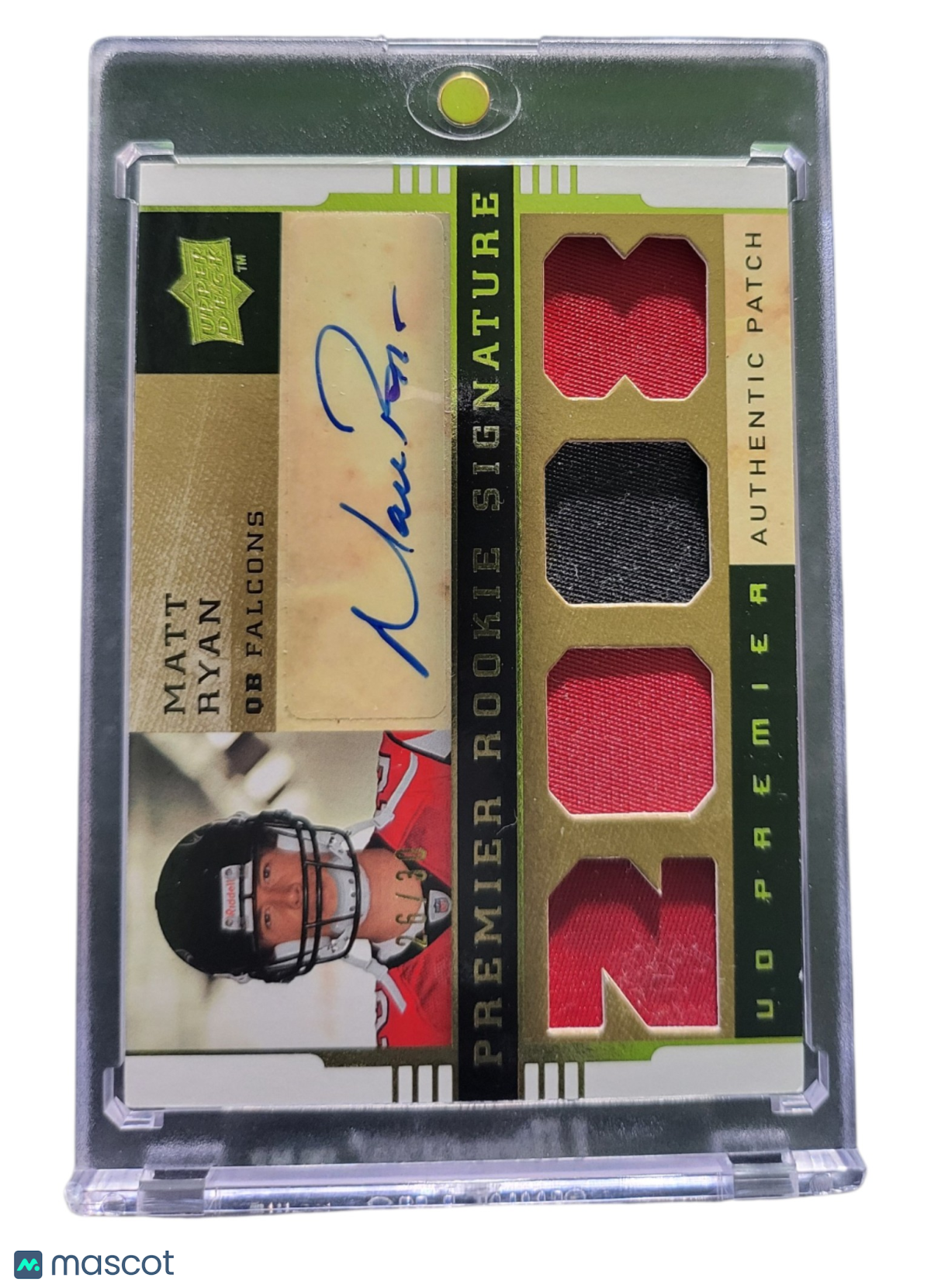 2008 Upper Deck Premier Matt Ryan #129 Authentic Patch 26/30