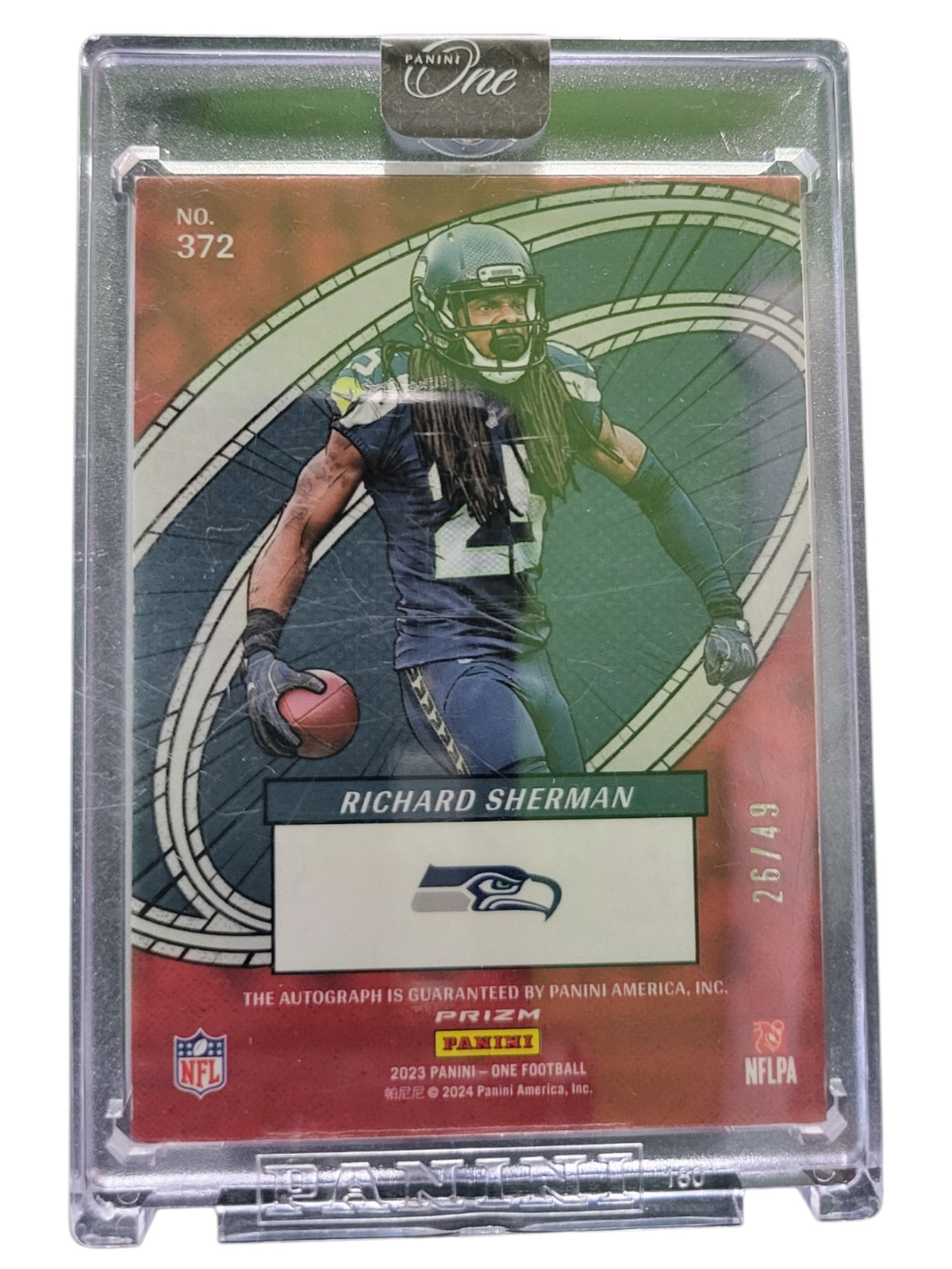 2024 Panini One The Oneders Richard Sherman #372 26/49