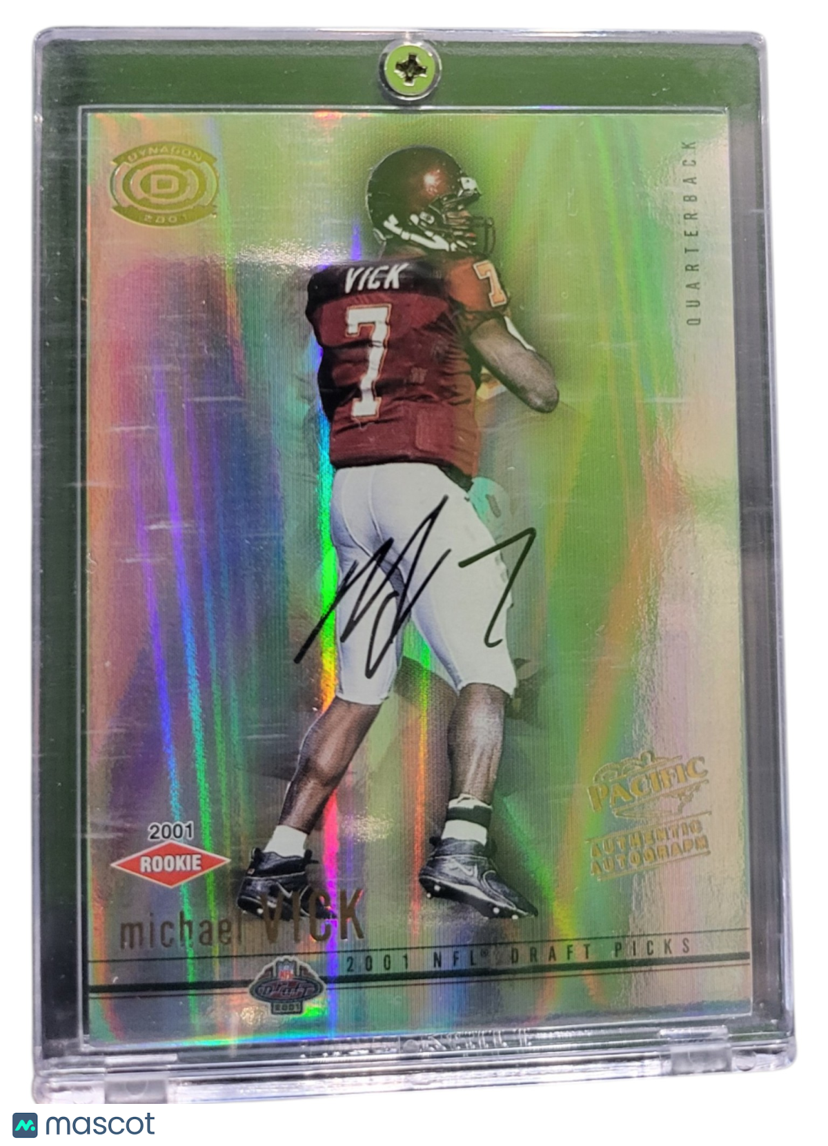 2001 Pacific Dynagon NFL Draft Picks Michael Vick #110 065/199