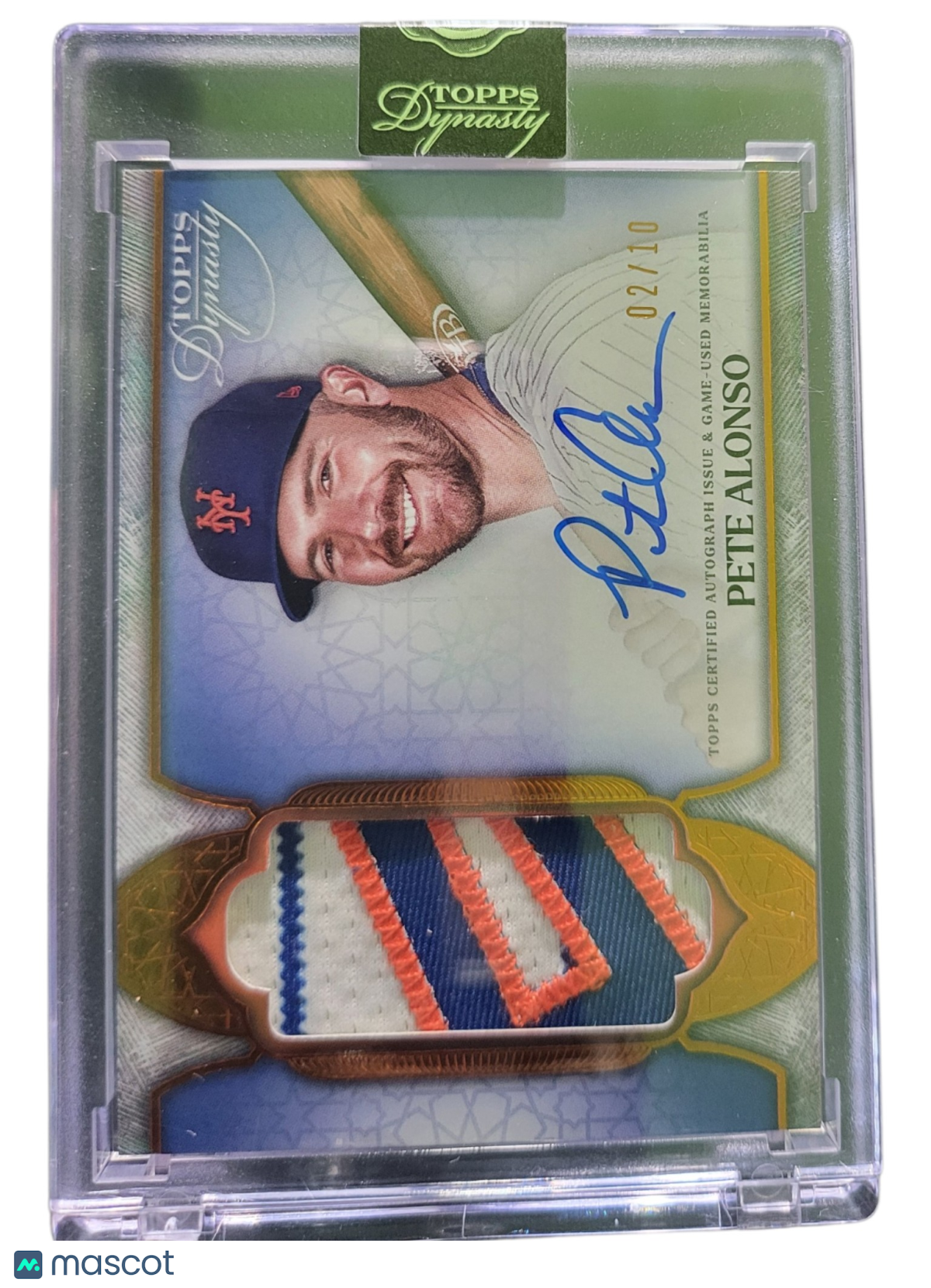 2025 Topps Dynasty Pete Alonso #DAP-PA2 02/10 Patch Memorabilia