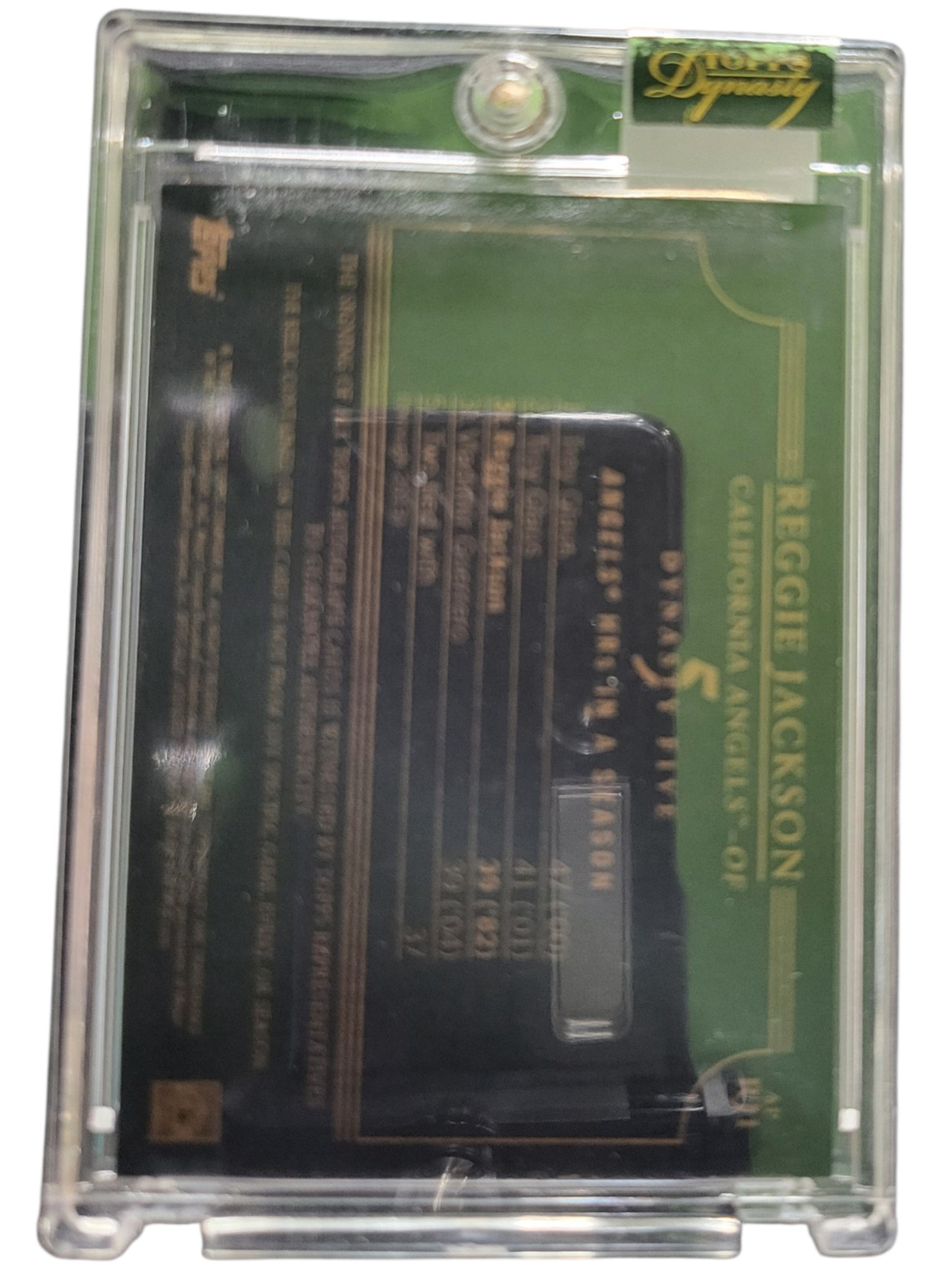 2021 Topps Dynasty Reggie Jackson #AP-RJ1 Autograph 03/10 Patch Memorabilia