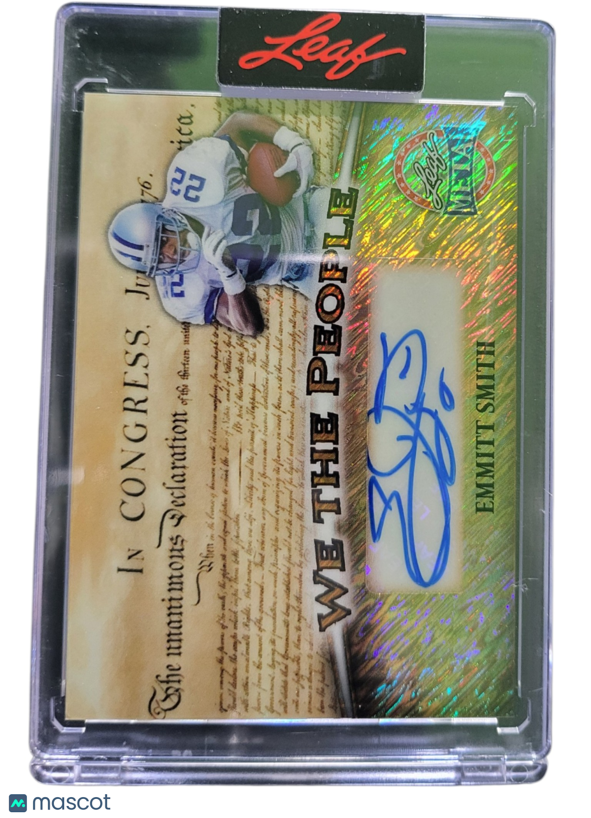 2026 Leaf Metal We The People Emmitt Smith #WP-ES1 1/1