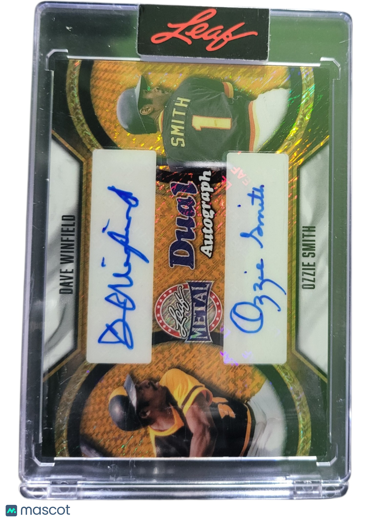 2026 Leaf Metal Ozzie Smith Dave Winfield #DA-9 1/1 Dual Autograph