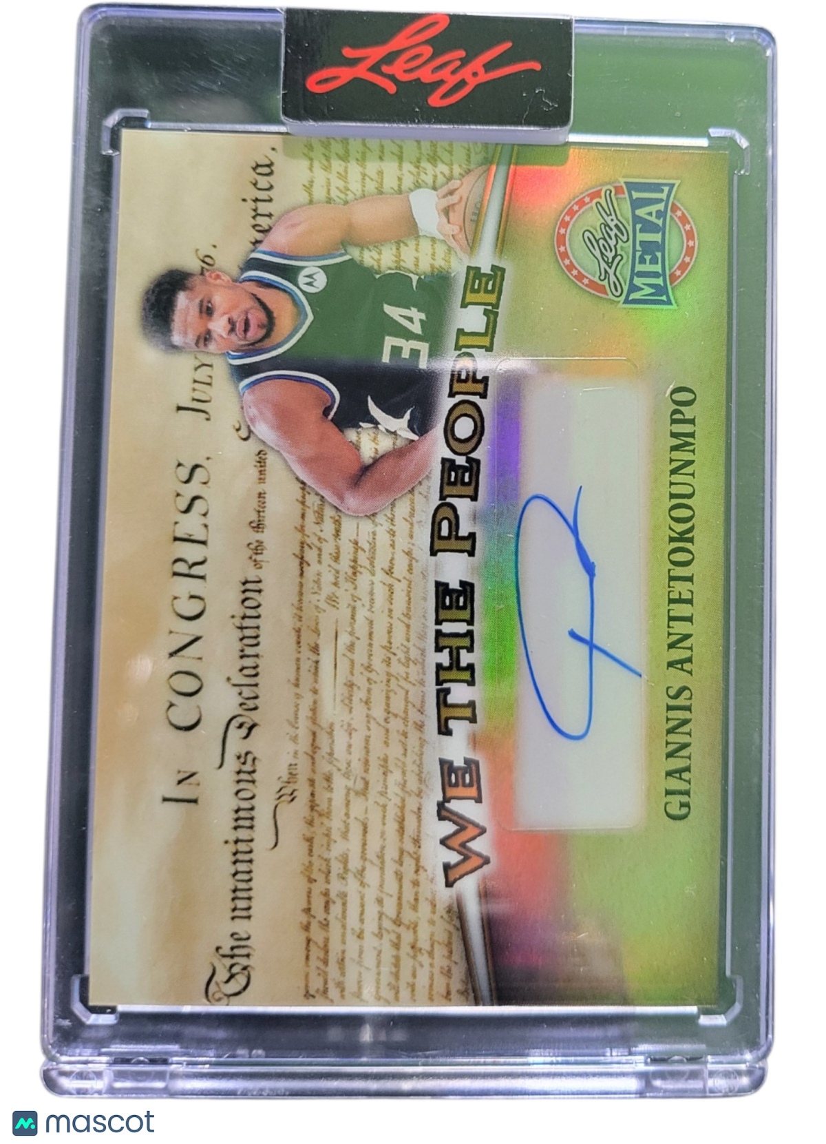 2026 Leaf Metal We The People Giannis Antetokounmpo #WP-GA1 1/1