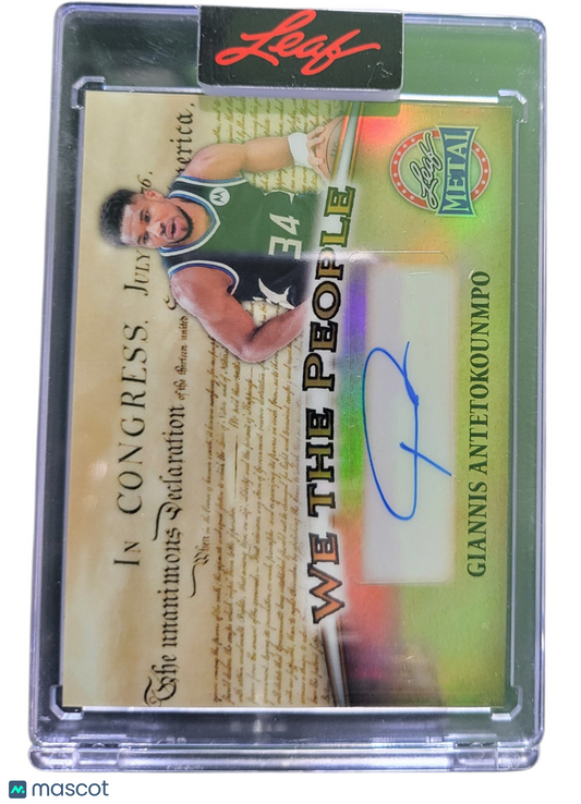 2026 Leaf Metal We The People Giannis Antetokounmpo #WP-GA1 1/1