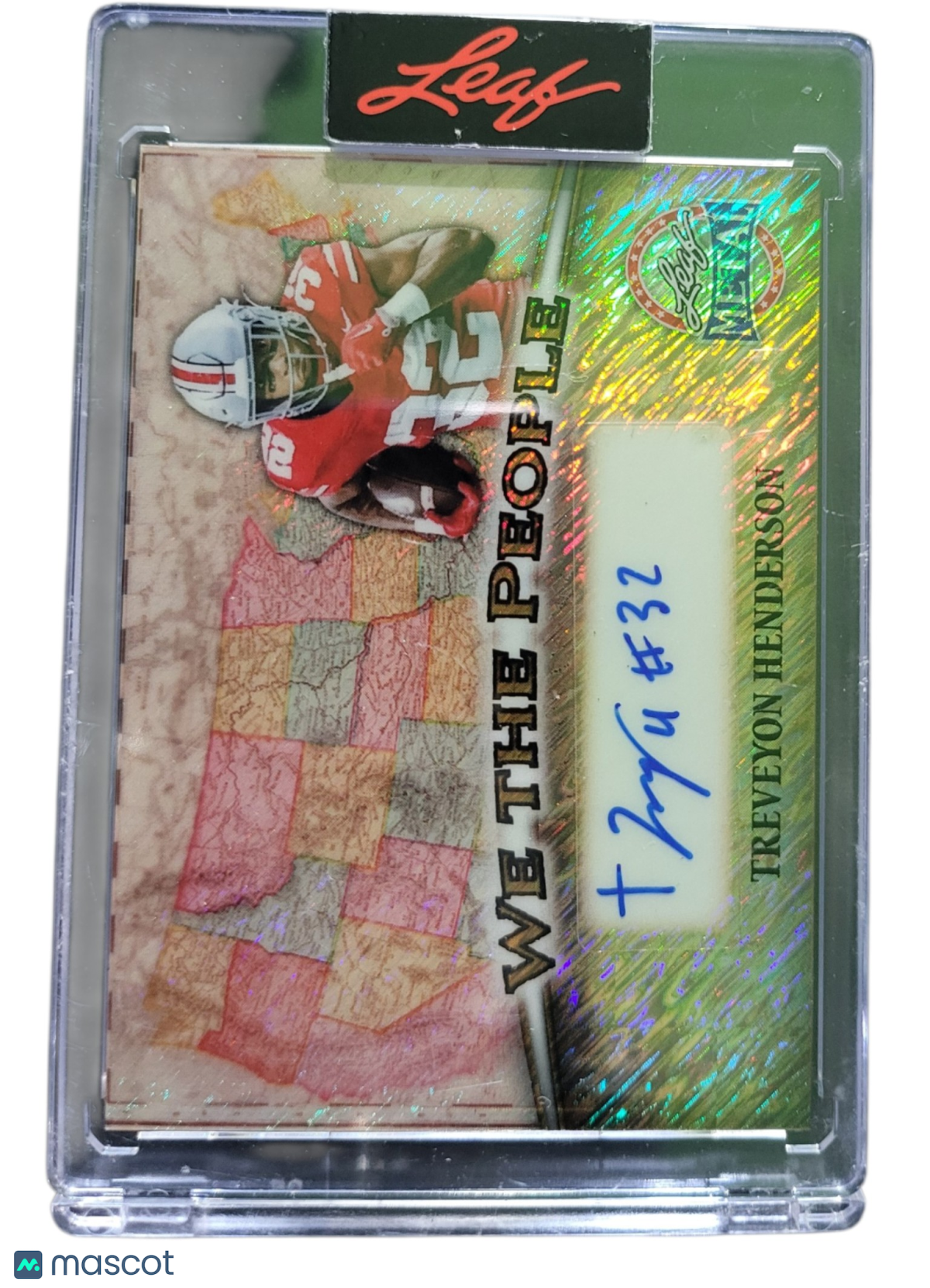 2026 Leaf Metal We The People TreVeyon Henderson #WP-TH1 1/1