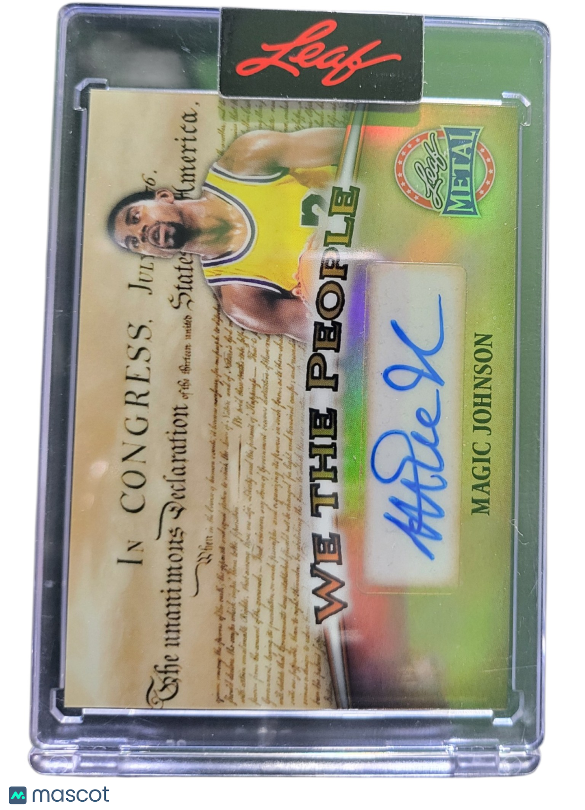 2026 Leaf Metal We The People Magic Johnson #WP-MJ1 1/1