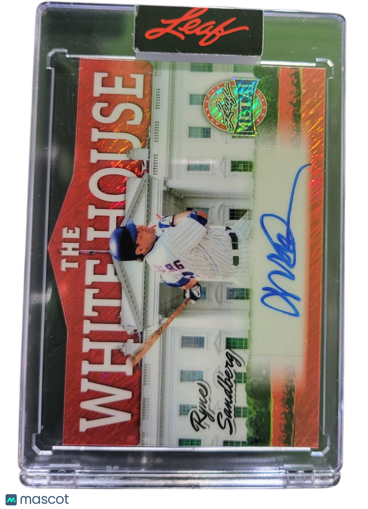 2026 Leaf Metal The White House Ryne Sandberg #WH-RS1 Orange Wave 2/2