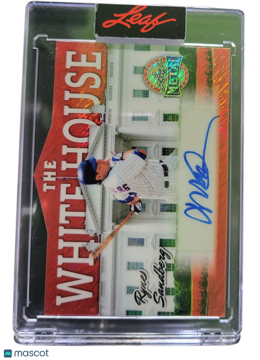 2026 Leaf Metal The White House Ryne Sandberg #WH-RS1 Orange Wave 2/2