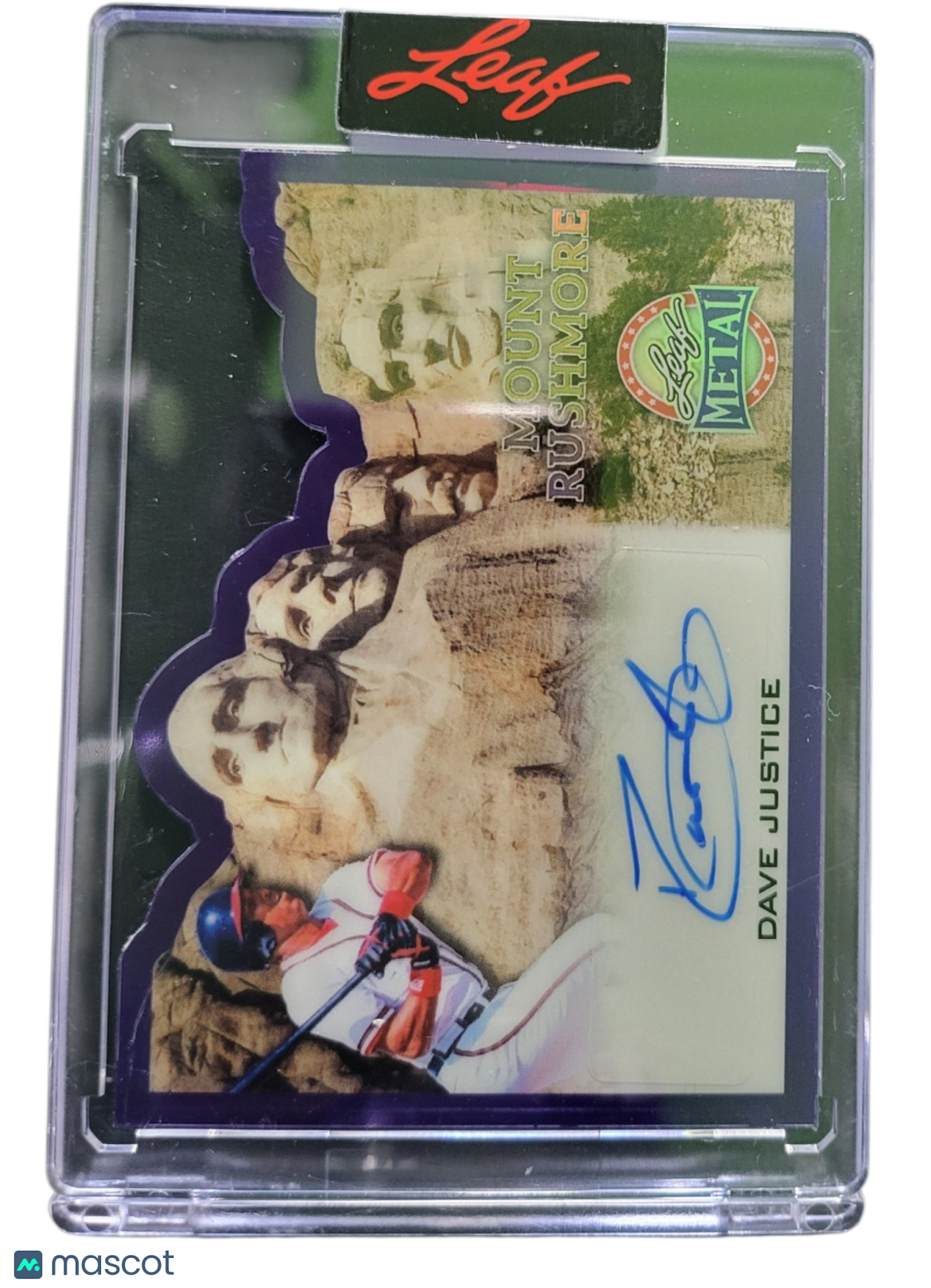 2026 Leaf Metal Mount Rushmore Dave Justice #MR-DJ1 5/5