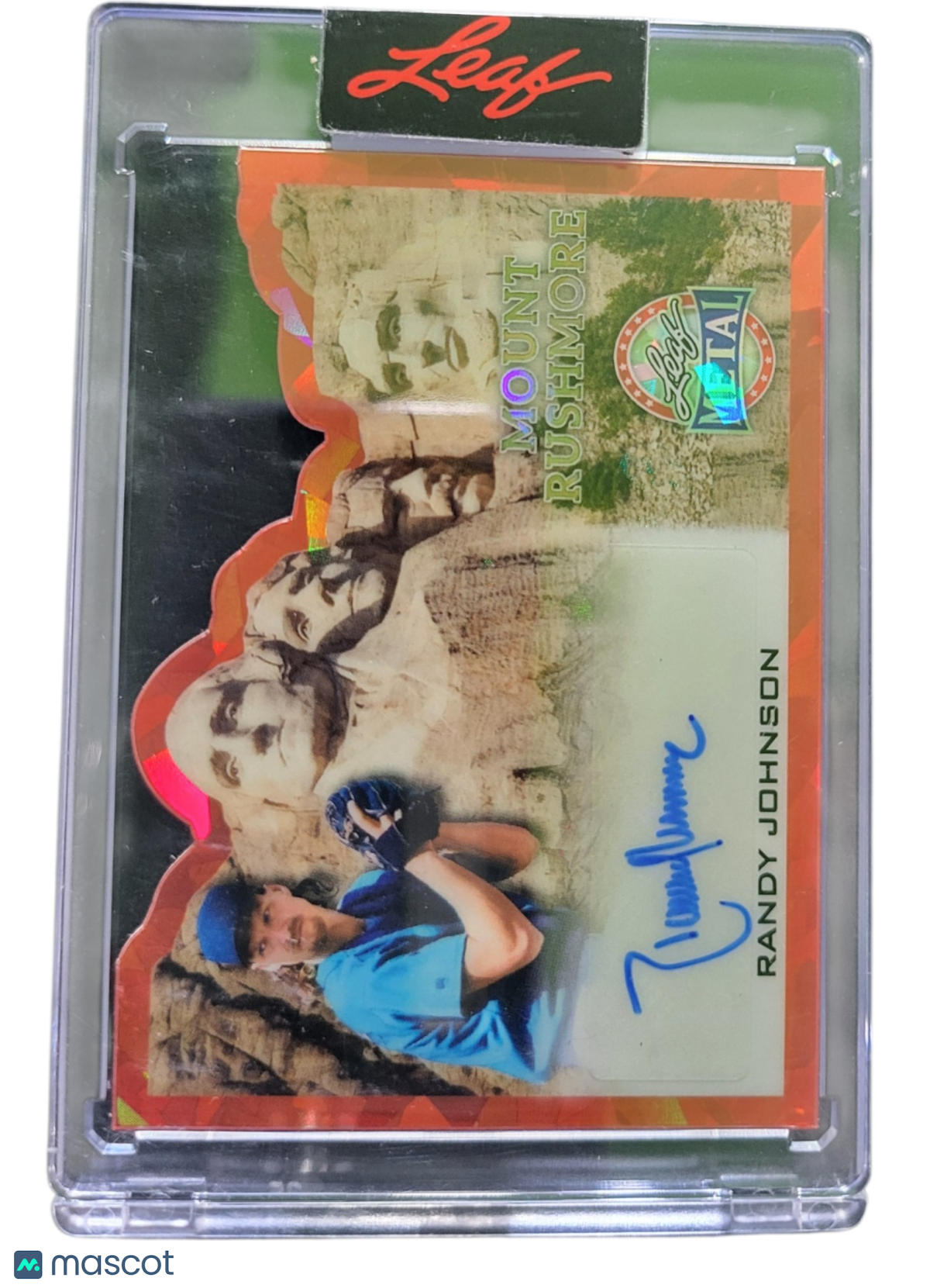 2026 Leaf Metal Mount Rushmore Randy Johnson #MR-RJ1 Orange 1/1