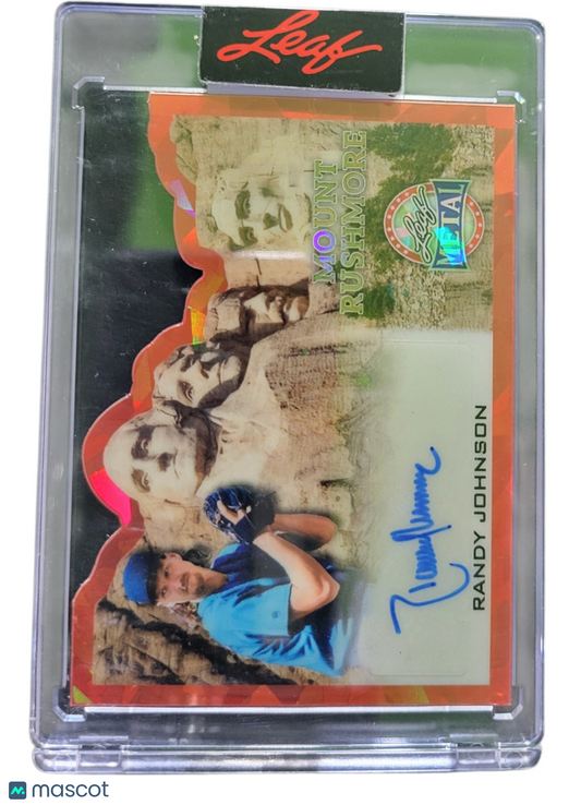 2026 Leaf Metal Mount Rushmore Randy Johnson #MR-RJ1 Orange 1/1