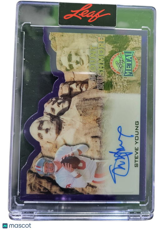 2026 Leaf Metal Mount Rushmore Steve Young #MR-SY1 Purple 5/5