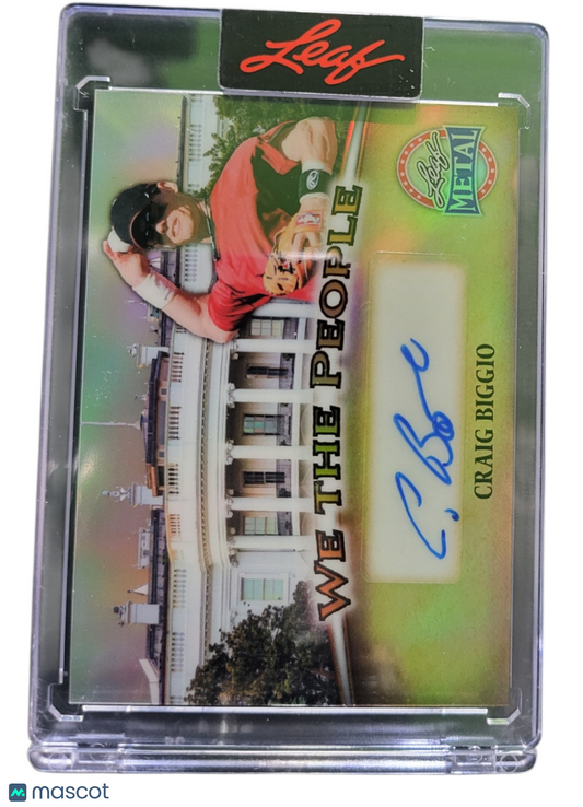 2026 Leaf Metal We The People Craig Biggio #WP-CB5 1/1