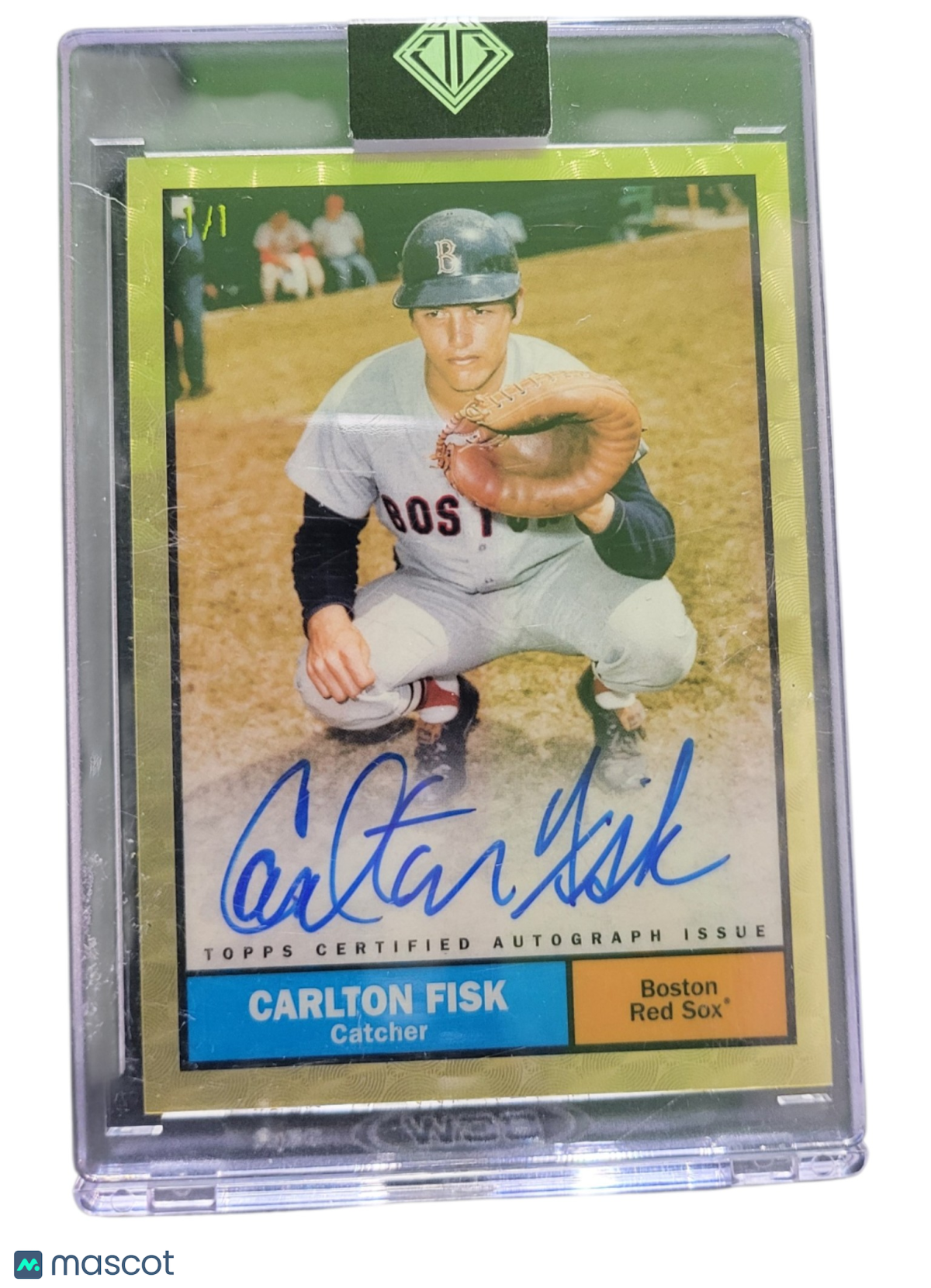 2025 Topps Transcendent Collection Carlton Fisk #61S-CF Superfractor