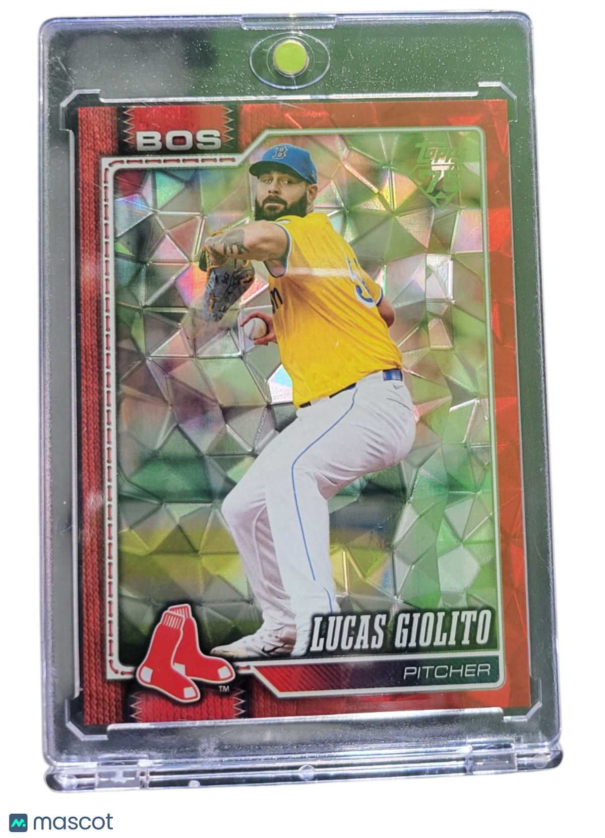 2024 Topps Series One Lucas Giolito #253 Red Cracked Ice