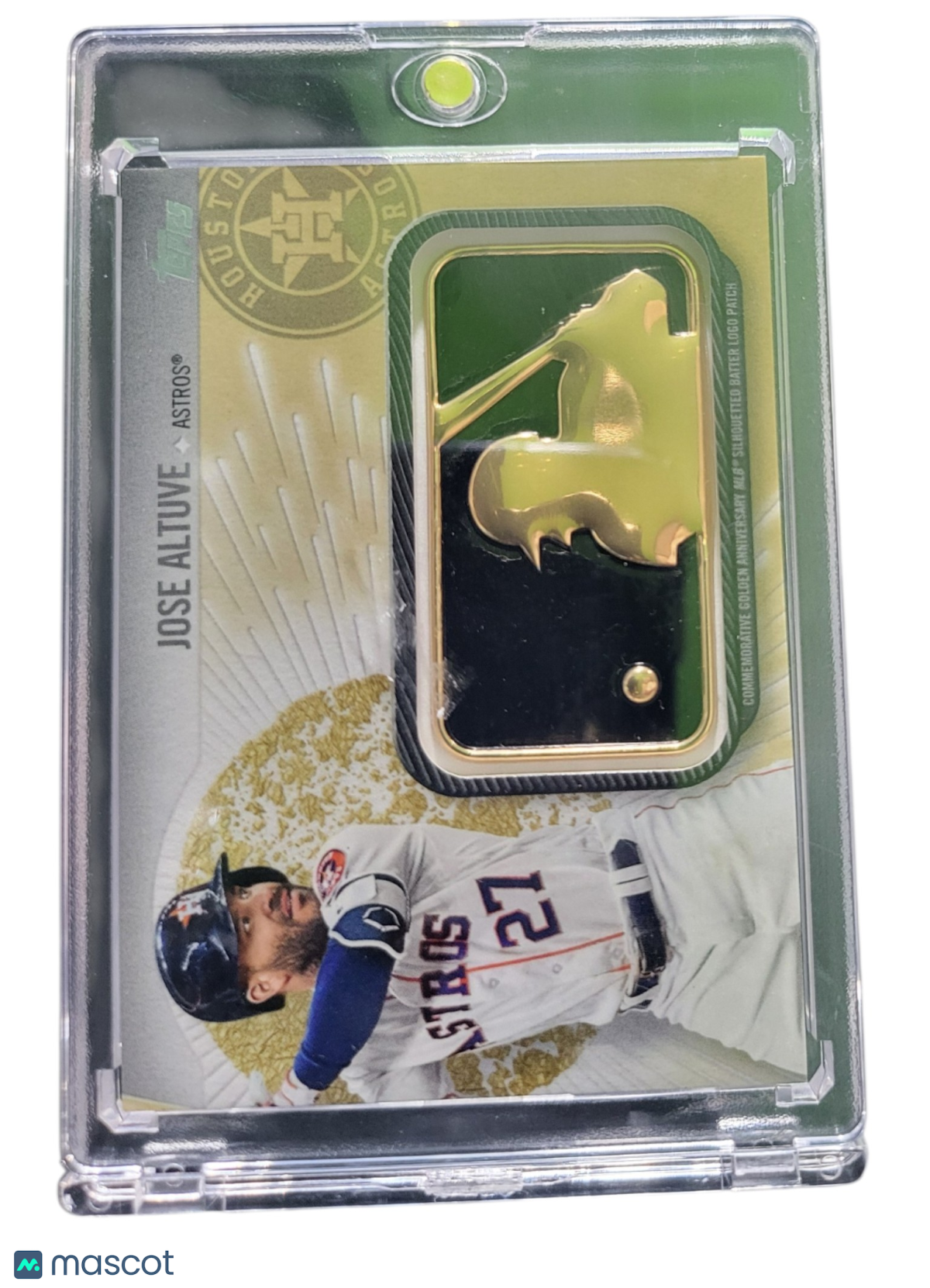 2019 Topps Series 2 Jose Altuve #GAP-JA Golden MLB Silhouetted Batte