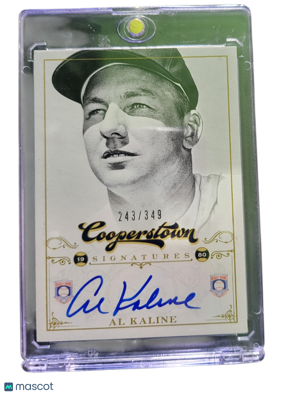 2012 Panini Cooperstown Signatures Al Kaline #HOF-AL 243/349