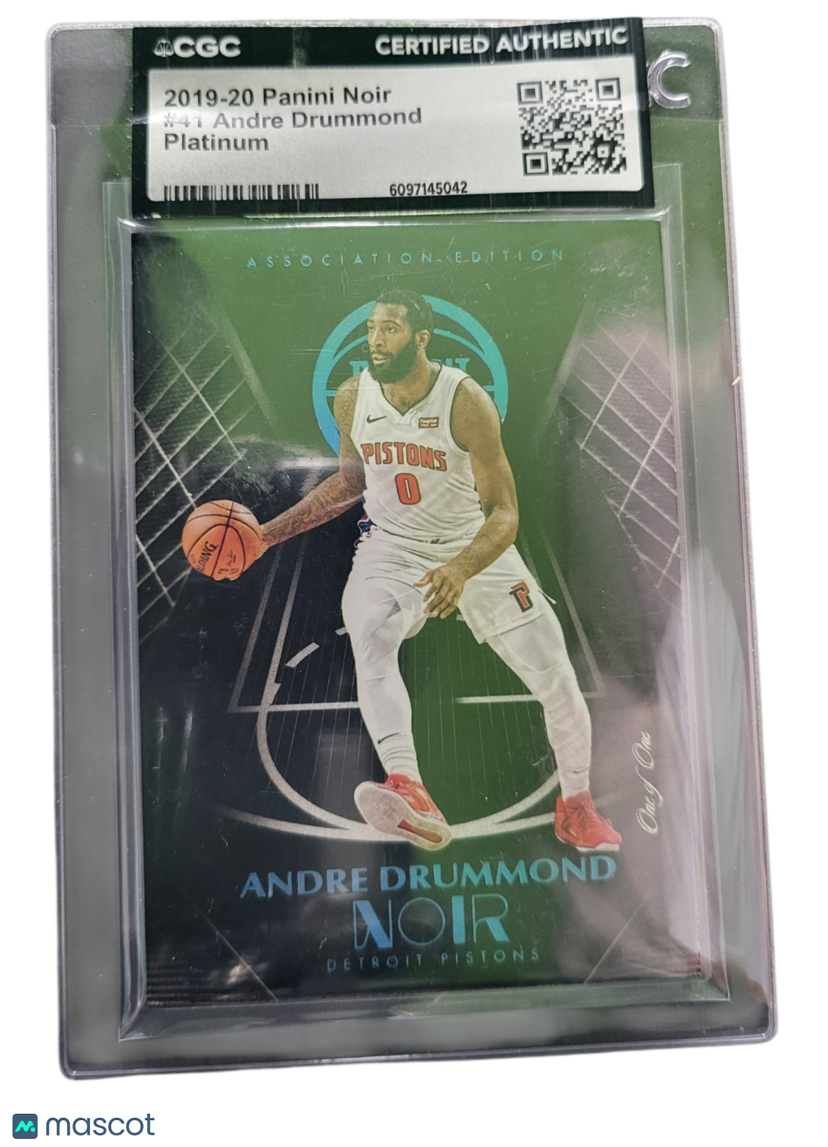 2020 Panini Noir Andre Drummond #41 Platinum