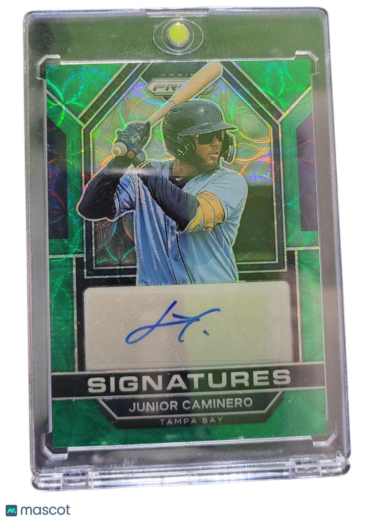 2023 Panini Prizm Baseball Junior Caminero #SIG-JC Green 07/75