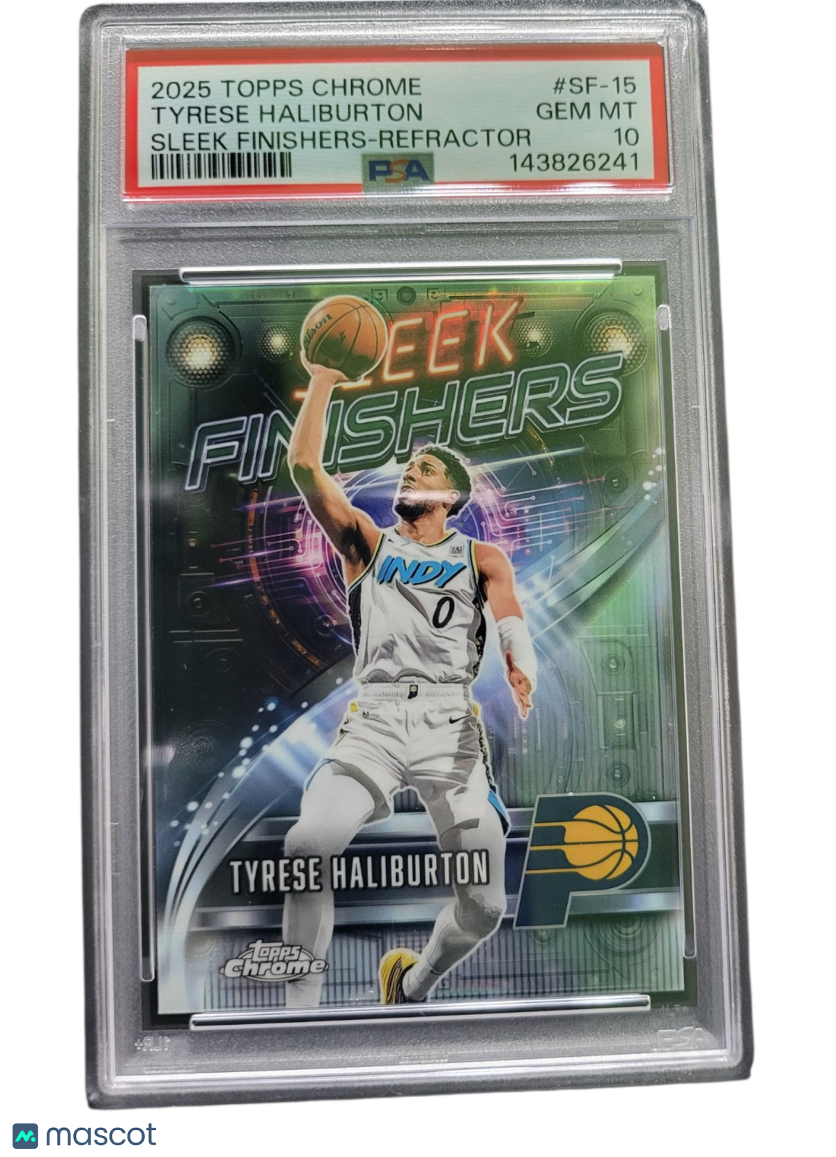 2025 Topps Chrome Sleek Finishers Tyrese Haliburton #SF-15 Refractor