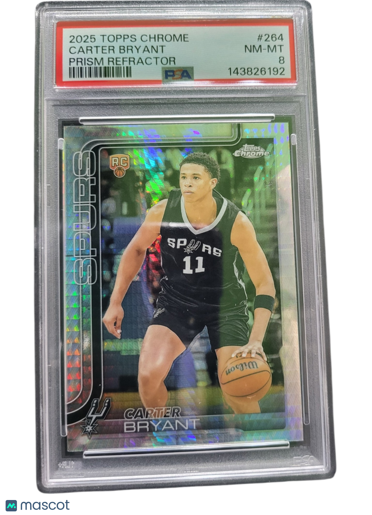 2025 Topps Chrome Carter Bryant #264 Prism Refractor RC