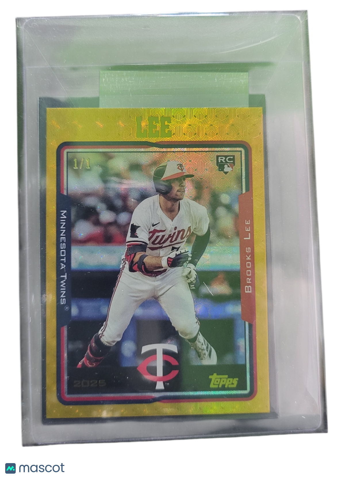 2025 Topps Brooks Lee #259 Gold 1/1 RC