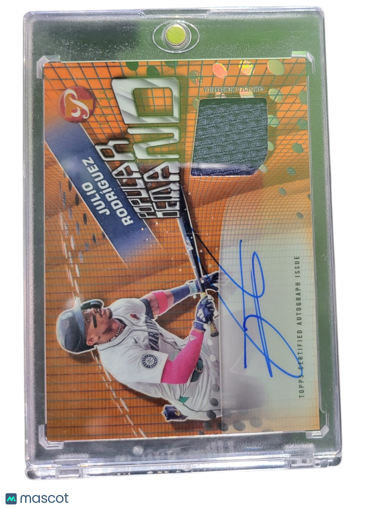 2025 Topps Pristine Popular Demand Relic Julio Rodríguez #PPDAR-JR Auto