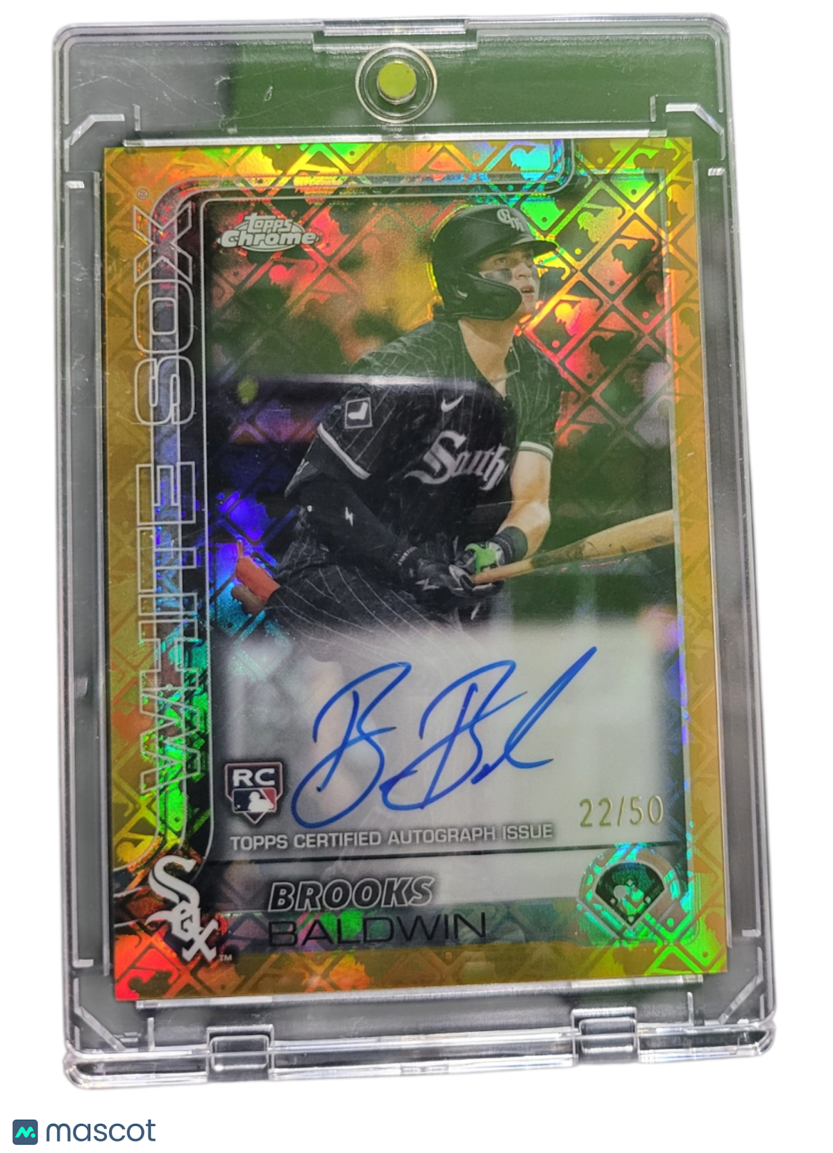 2025 Topps Chrome Brooks Baldwin #RA-BB Gold 22/50 RC