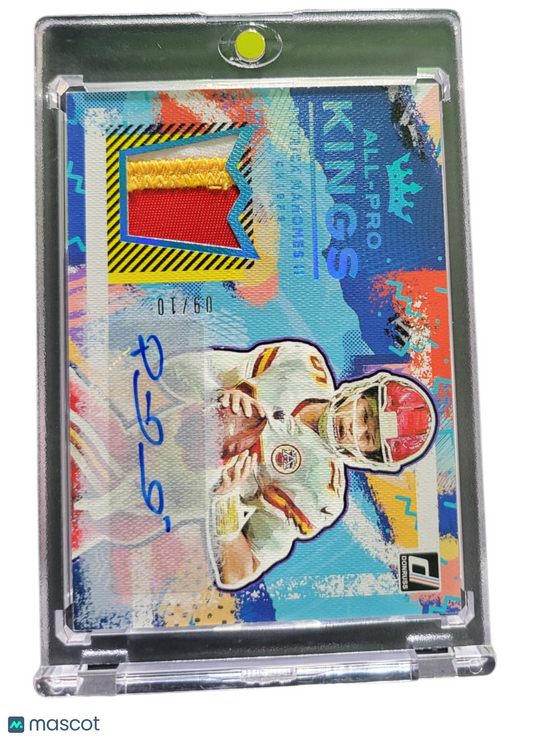 2021 Panini Donruss All-Pro Kings Patrick Mahomes II #PK8 Autograph 01/60 Patch