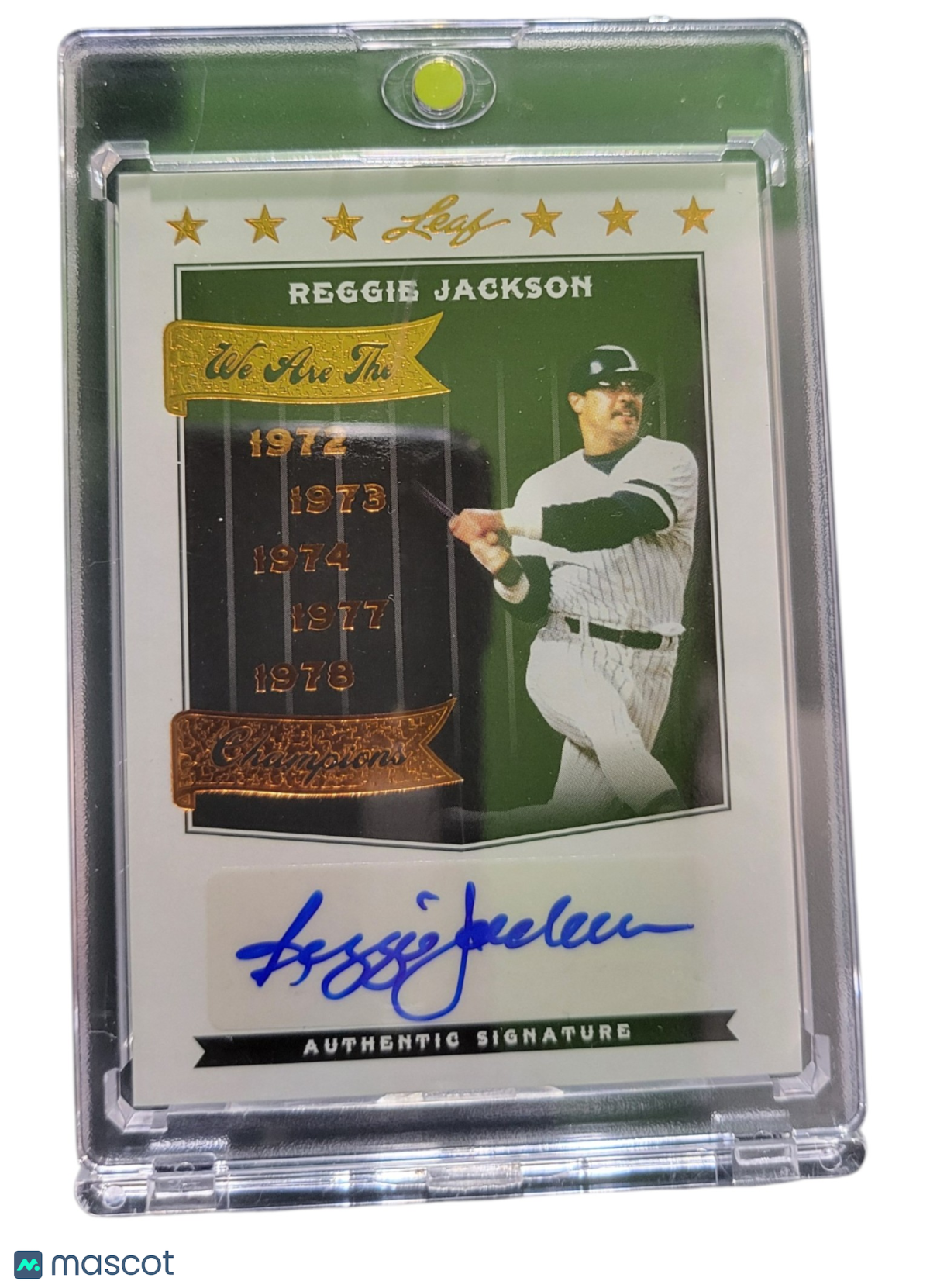 2012 Leaf We Are The Champions Reggie Jackson #WC-RJ1