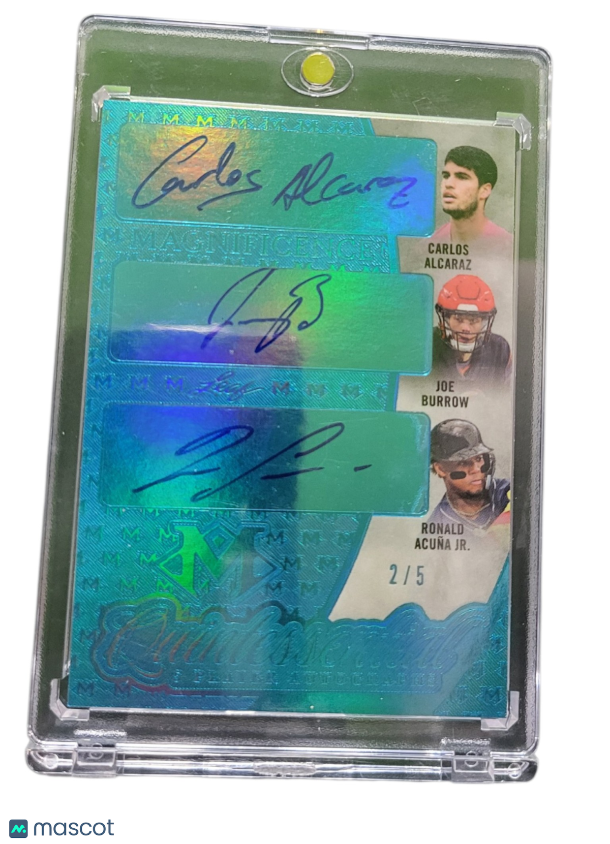 2023 Leaf Carlos Alcaraz Erling Haaland Ant Edwards Joe Burrow Ron Acuña Jr. / 5