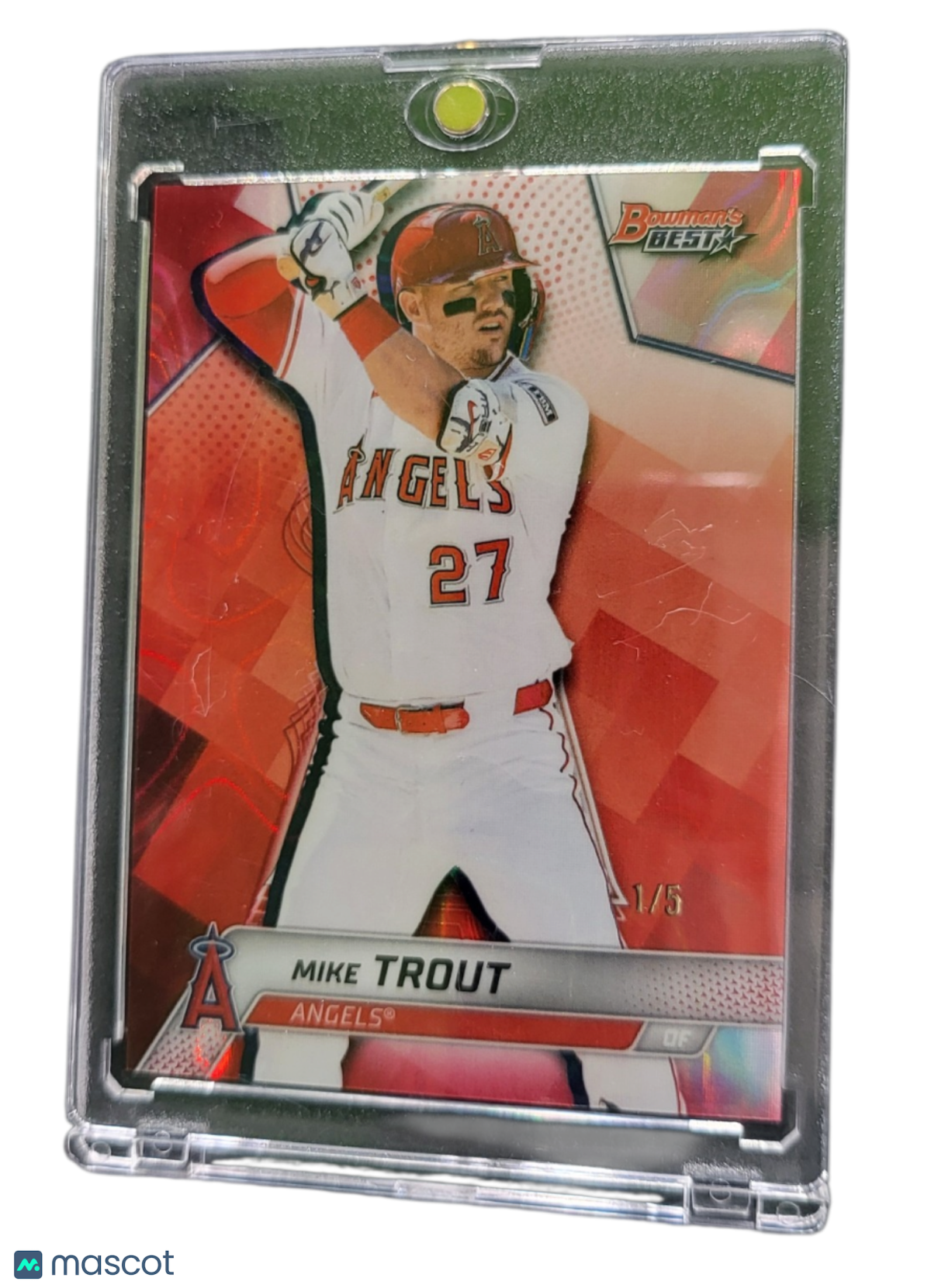 2025 Bowman's Best Mike Trout #26 Red Refractor 1/5