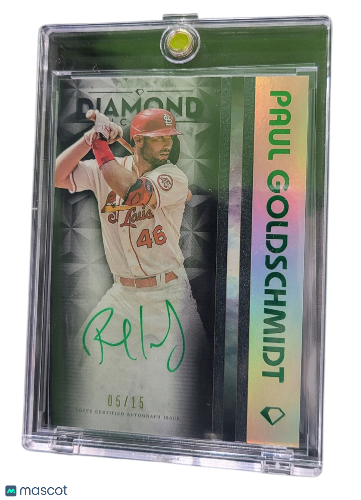 2023 Topps Diamond Icons Paul Goldschmidt #WPA-PG White Polychromatink 05/15